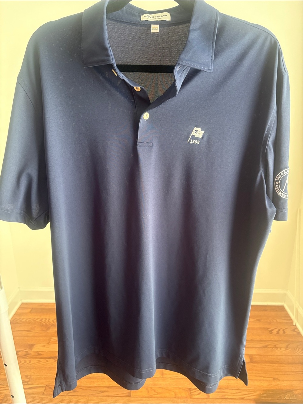Peter Millar Navy Summer Comfort Polo - L